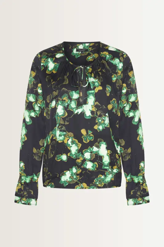 Blouse met bloemenprint
