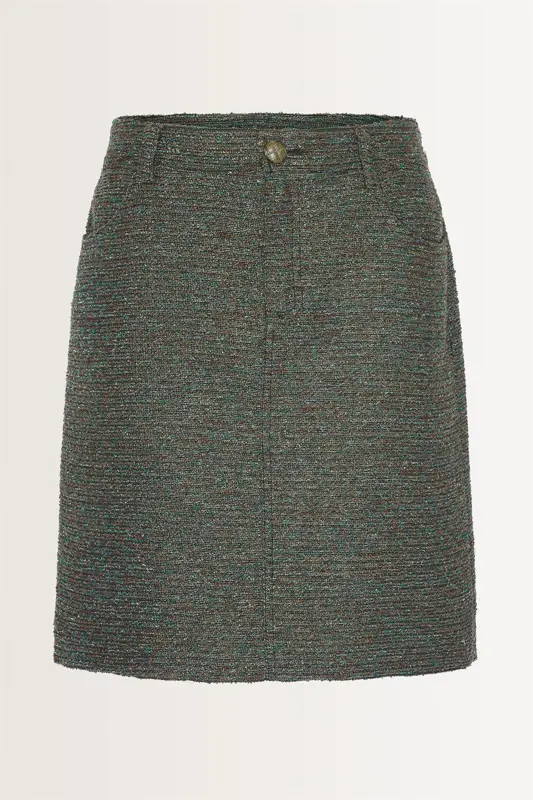 Minirok in bouclé