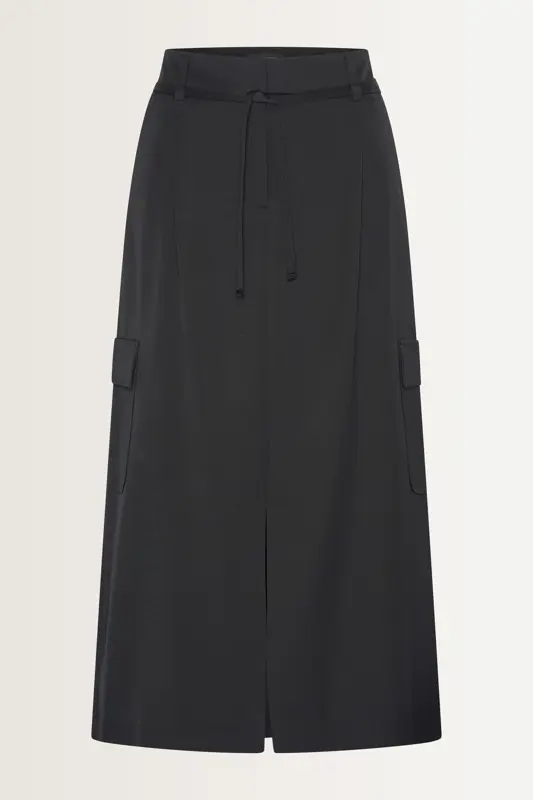 Maxi rok met cargozakken