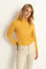 Metallic turtleneck top