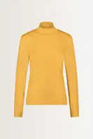 Metallic turtleneck top