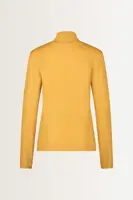 Metallic turtleneck top