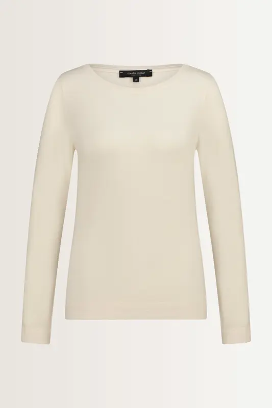 Stretch top met lange mouwen