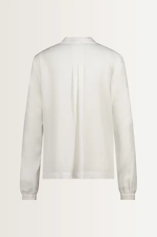 Blouse met subtiele v-hals