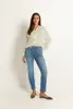 Straight jeans met stretch