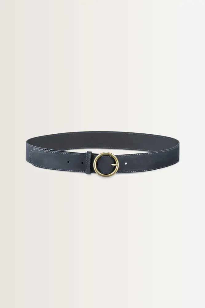 Riem met vintage metalen gesp