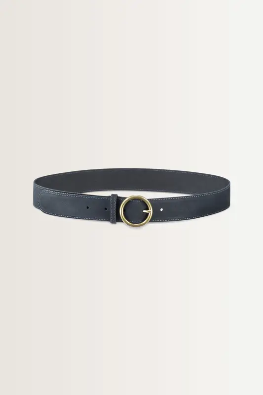 Riem met vintage metalen gesp