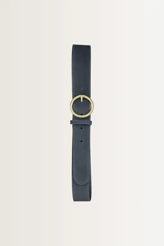 Riem met vintage metalen gesp