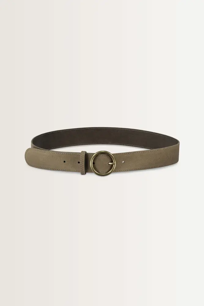 Riem met vintage metalen gesp