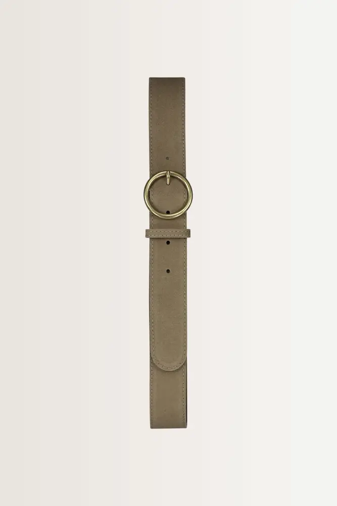 Riem met vintage metalen gesp