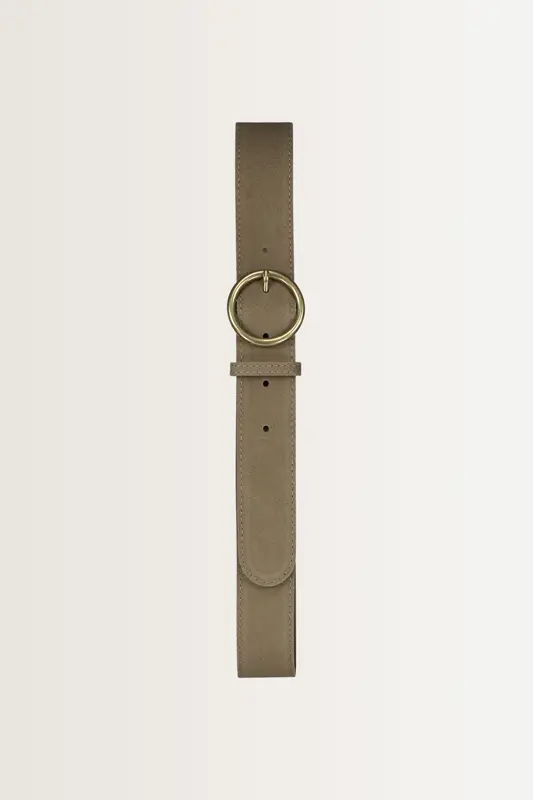 Riem met vintage metalen gesp