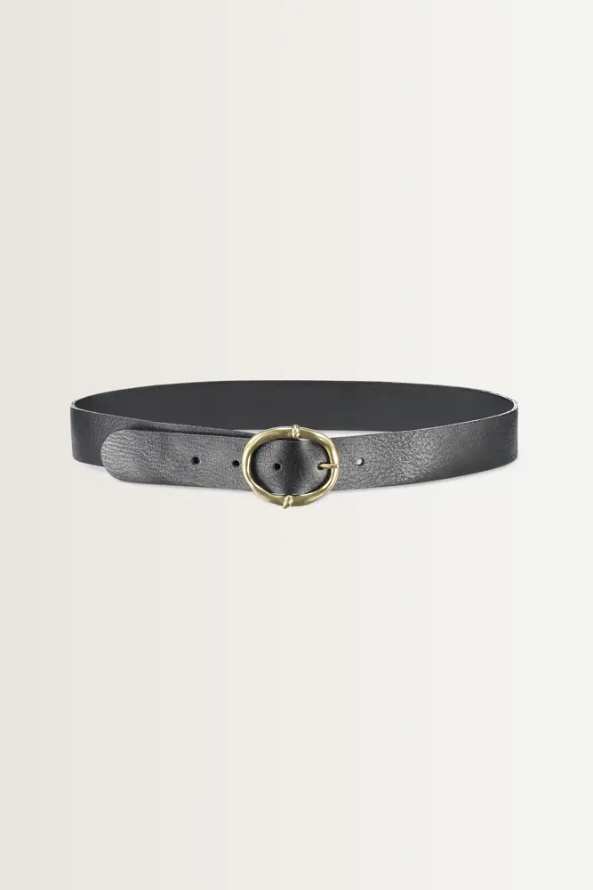 Riem met vintage metalen gesp