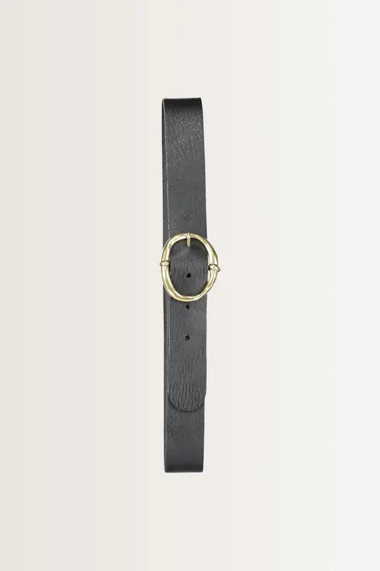 Riem met vintage metalen gesp
