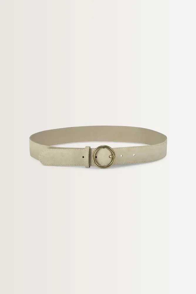 Riem met vintage metalen gesp