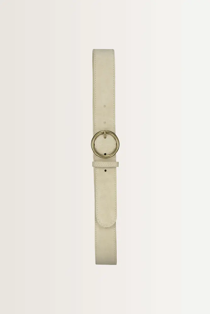 Riem met vintage metalen gesp
