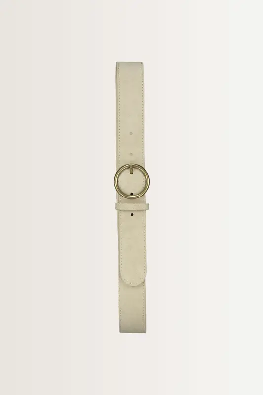 Riem met vintage metalen gesp