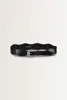 Leren riem met golvend patroon