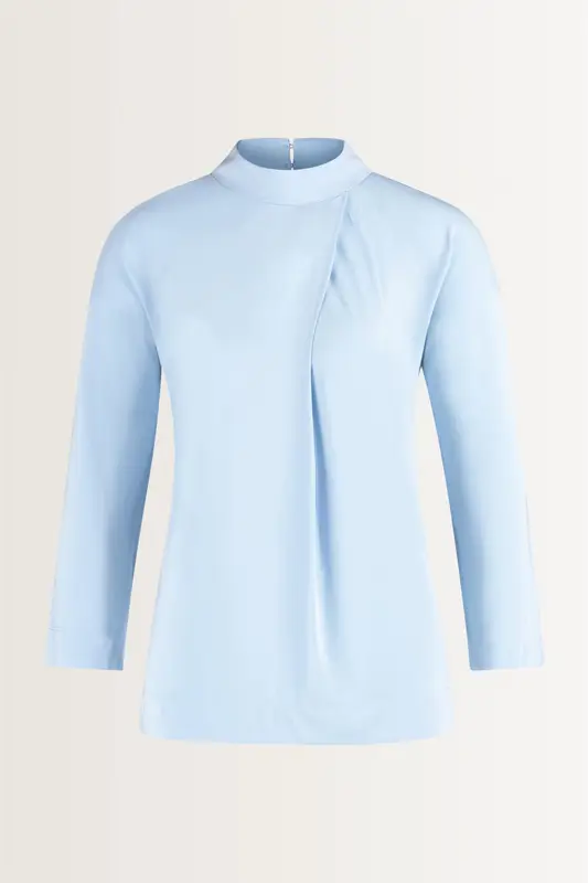 Top met plooidetail