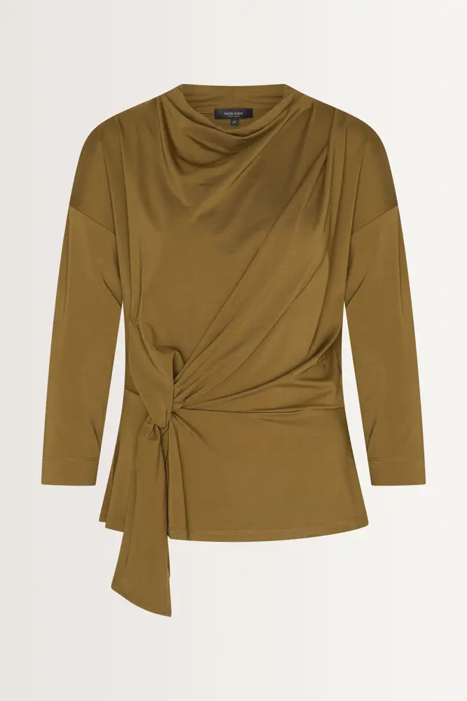 Top met speels knoopaccent