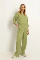 Pantalon subtiele glans