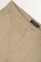 Straight-fit broek met omslag