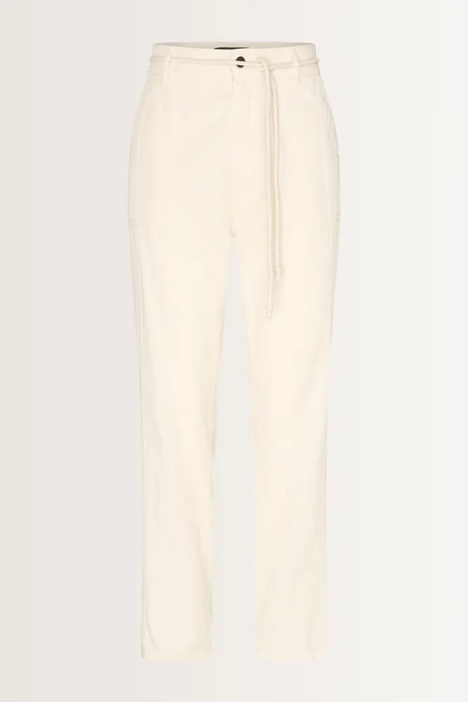 Denim broek met utility-details