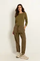 Denim broek met utility-details