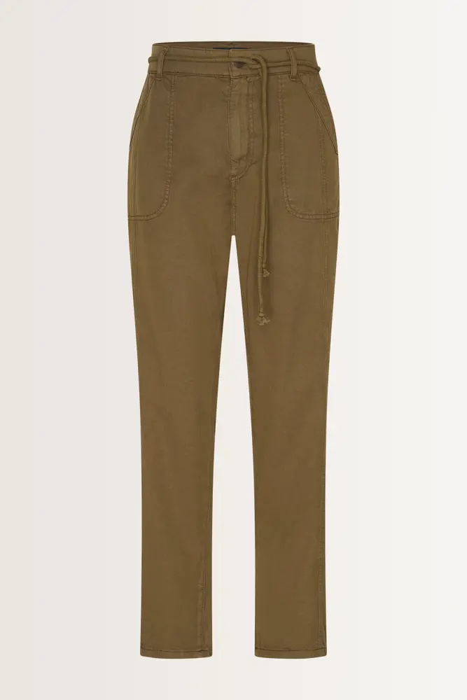 Denim broek met utility-details