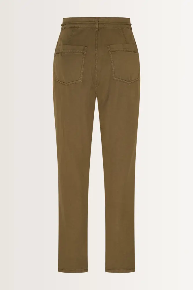 Denim broek met utility-details
