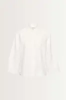 Geborduurde katoenen blouse