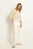 Flared jeans vlechtaccent