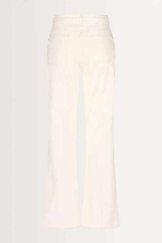 Flared jeans vlechtaccent