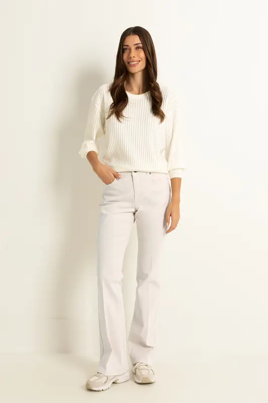 Flared jeans met lage taille