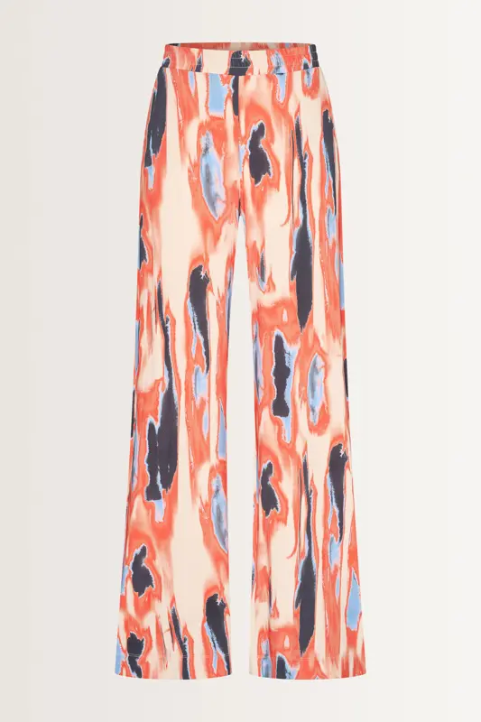 Statement broek met grafische print