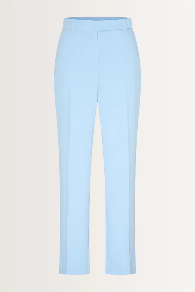 Soepele pantalon met persvouwen