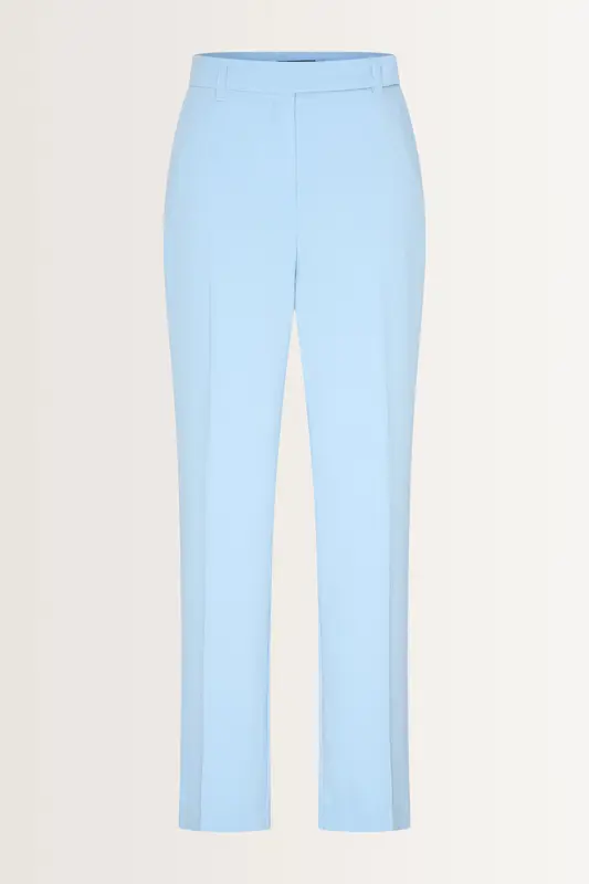 Soepele pantalon met persvouwen