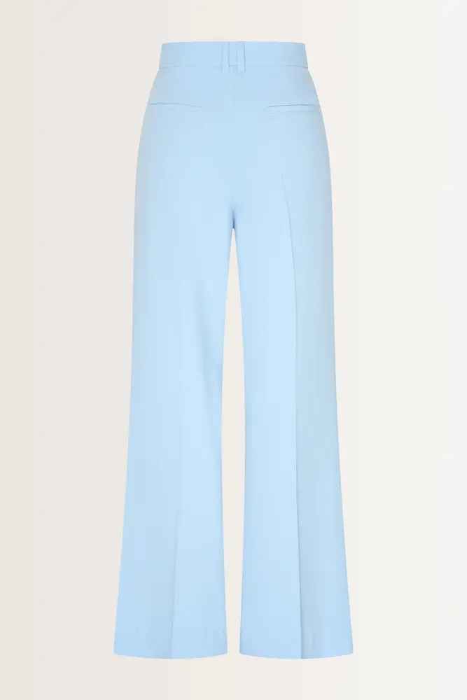 Wijde pantalon met plooidetails