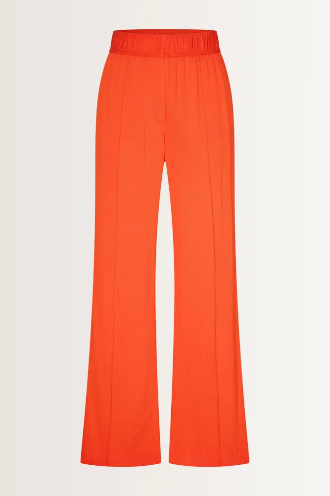 Wijde broek pintuck details