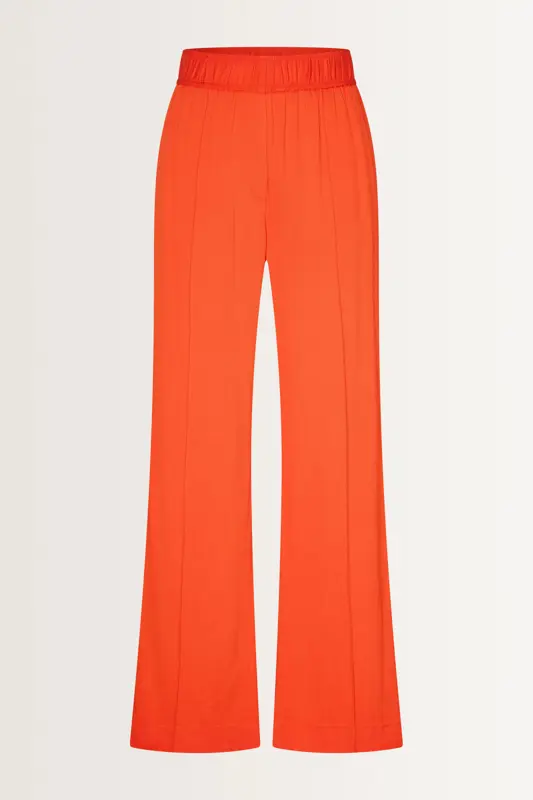 Wijde broek pintuck details