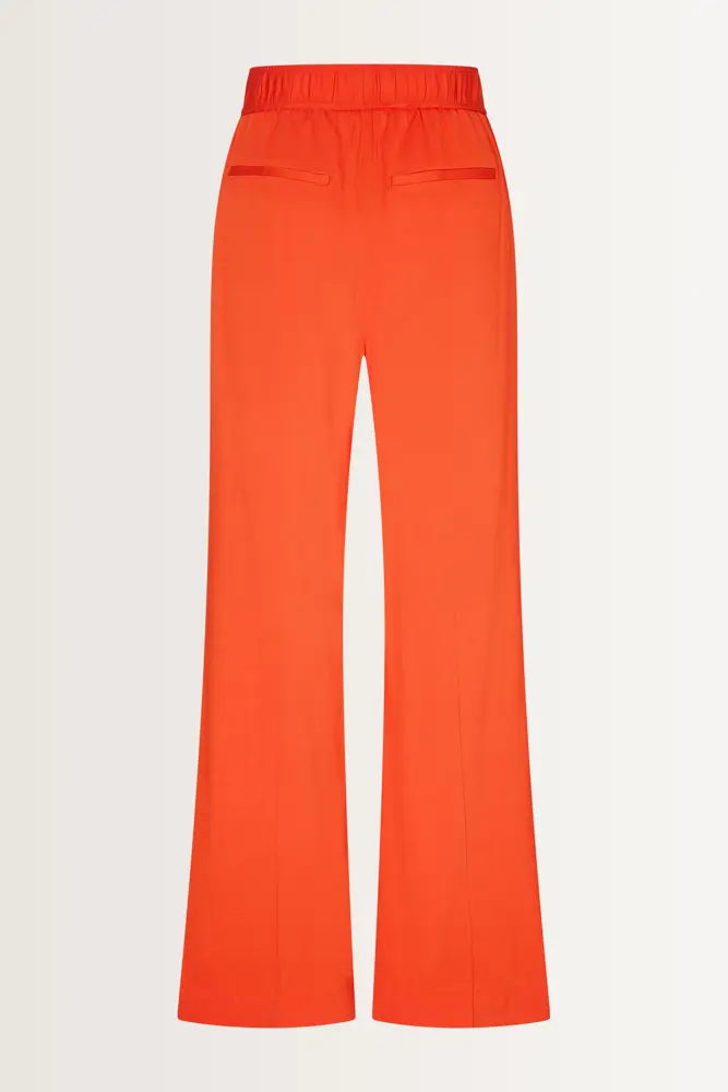 Wijde broek pintuck details