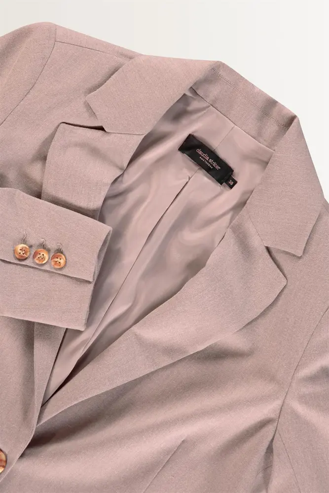 Getailleerde blazer single breasted