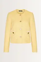 Tweedlook blazer franjedetails