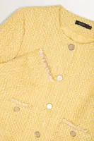 Tweedlook blazer franjedetails