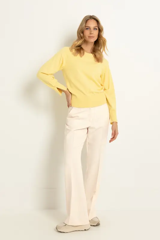 Pantalon met vloeiende pijpen