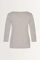 Gestreept t-shirt met metallic accenten