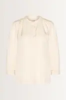 Blouse jacquard stippen