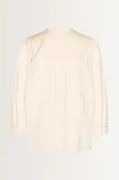 Blouse jacquard stippen
