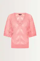 Luchtige knit met vlindermouwen