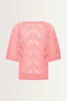 Luchtige knit met vlindermouwen