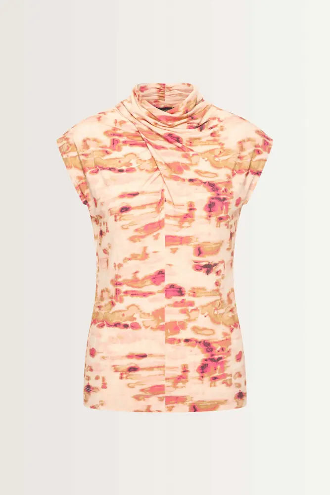 Jersey top abstract dessin
